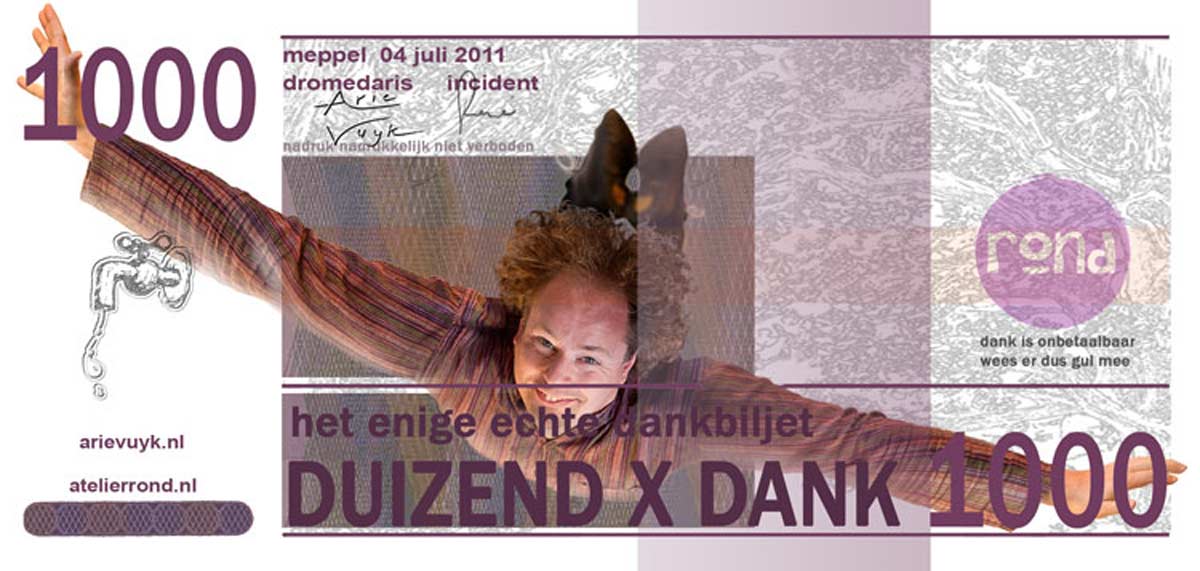 dankbiljet arie vuyk