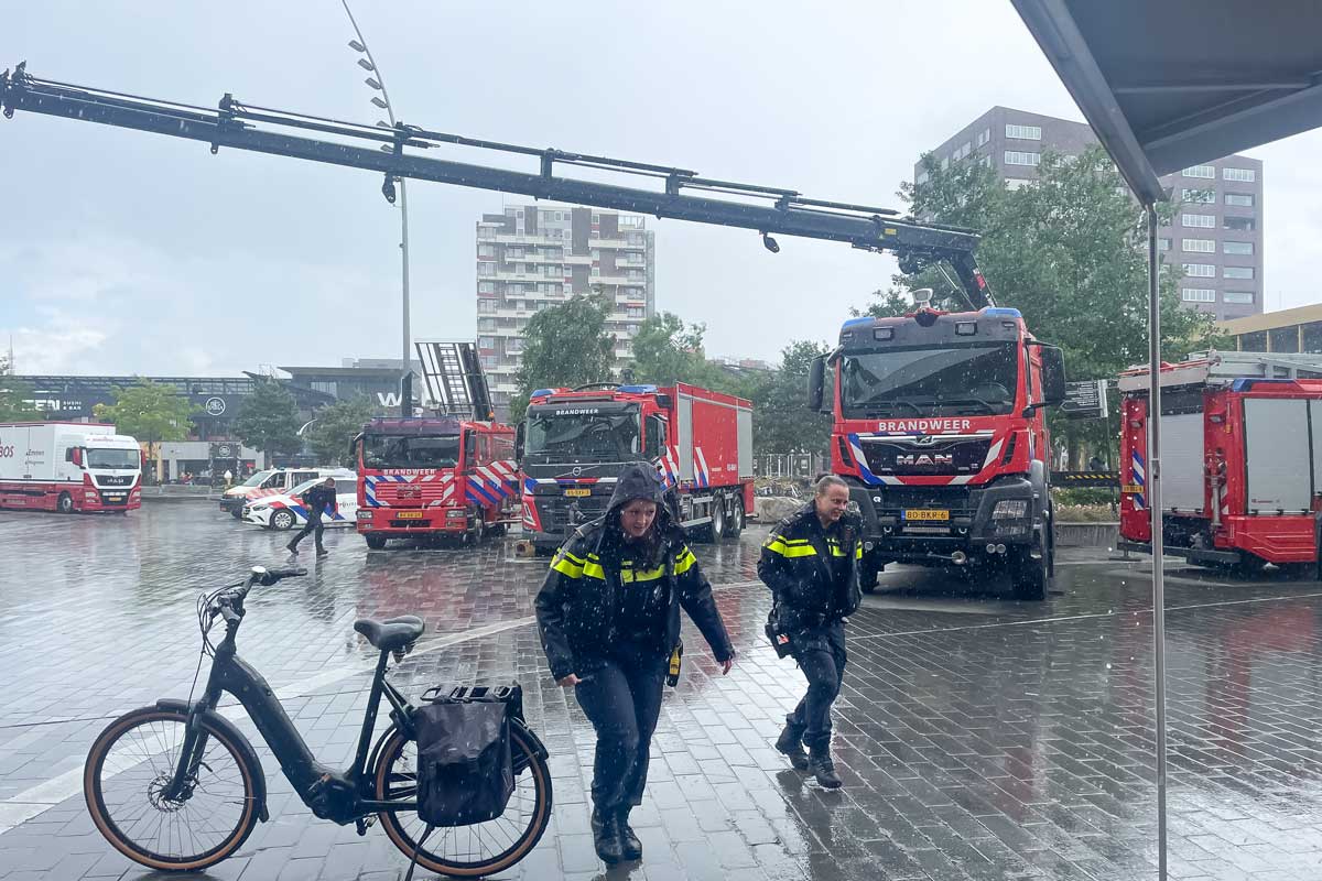 het was af en toe ook wat vochtig in de lucht