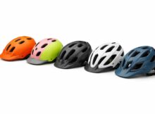 Verschillende-fietshelmstijlen-in-kleurenspectrum